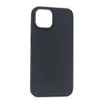 Silikonska maska / futrola BRUSHED za iPhone 14 crna (MS).