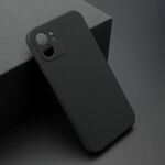 Maska / futrola ultra tanka KOLOR za iPhone 12/12 Pro (6.1) crna (MS).