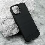 Silikonska maska / futrola BRUSHED za iPhone 15 crna (MS).