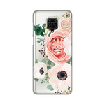Silikonska maska / futrola print ultra tanka za Xiaomi Redmi Note 9 Pro/Note 9 Pro Max/Note 9S Luxury Pink Flowers.