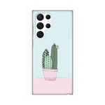 Silikonska maska / futrola print za Samsung Galaxy S22 Ultra 5G Cactus.