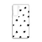 Silikonska maska / futrola print ultra tanka za Samsung Galaxy S22 5G Hearts.