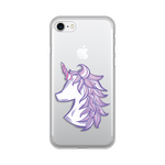 Silikonska maska / futrola print ultra tanka za iPhone 7/8/SE (2020)/SE (2022) Purple Unicorn.