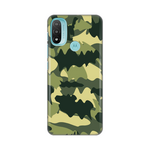 Silikonska maska / futrola print ultra tanka za Motorola Moto E20 Army.