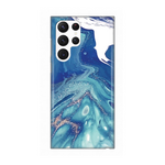 Silikonska maska / futrola print za Samsung Galaxy S22 Ultra 5G Blue Marble.
