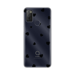 Silikonska maska / futrola print ultra tanka za Alcatel 1S (2021)/3L (2021)/A1 Alpha 21 Hearts.