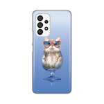 Silikonska maska / futrola print za Samsung A536 Galaxy A53 5G Funny Cat.