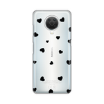 Silikonska maska / futrola print ultra tanka za Nokia G10/G20 Hearts.