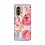 Silikonska maska / futrola print ultra tanka za Huawei Nova 10 Pink Flowers.