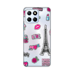 Silikonska maska / futrola print ultra tanka za Huawei Honor X6 Love Paris.