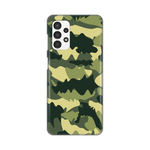 Silikonska maska / futrola print ultra tanka za Samsung A135 Galaxy A13 4G Army.