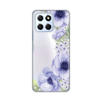 Silikonska maska / futrola print ultra tanka za Huawei Honor X6 Blue Roses.