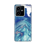 Silikonska maska / futrola print za Vivo Y22s/Y35 Blue Marble.