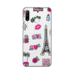 Silikonska maska / futrola print ultra tanka za Huawei P30 Lite Love Paris.