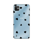 Silikonska maska / futrola print ultra tanka za Wiko Y82 Hearts.