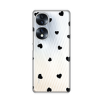 Silikonska maska / futrola print ultra tanka za Huawei Honor 70 Hearts.