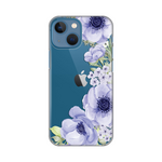 Silikonska maska / futrola print ultra tanka za iPhone 13 Mini Blue Roses.