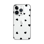 Silikonska maska / futrola print ultra tanka za iPhone 14 Pro Hearts.