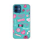 Silikonska maska / futrola print za iPhone 12 6.1 Love.