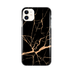 Silikonska maska / futrola print za iPhone 11 6.1 All crni.