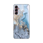 Silikonska maska / futrola print za Samsung A146B Galaxy A14 4/5G Blue Gold Marble.