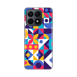 Silikonska maska / futrola print ultra tanka za Huawei Honor X8a Colorful Mosaic.