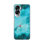 Silikonska maska / futrola print za Huawei Honor 90 Lite Marbel Sky.