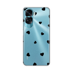 Silikonska maska / futrola print ultra tanka za Huawei Honor 90 Lite Hearts.