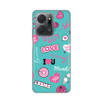 Silikonska maska / futrola print za Huawei Honor X7a Love.