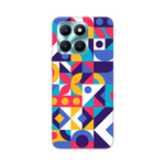 Silikonska maska / futrola print ultra tanka za Huawei Honor X6a Colorful Mosaic.