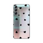 Silikonska maska / futrola print ultra tanka za Samsung A245 Galaxy A24 4G Hearts.