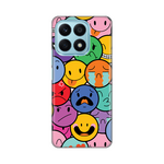 Silikonska maska / futrola print ultra tanka za Huawei Honor X8a Smiles.