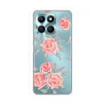 Silikonska maska / futrola print ultra tanka za Huawei Honor X6a Elegant Roses.