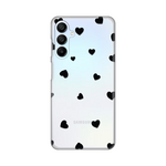 Silikonska maska / futrola print ultra tanka za Samsung A156 Galaxy A15 5G Hearts.