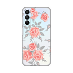 Silikonska maska / futrola print ultra tanka za Samsung A156 Galaxy A15 5G Elegant Roses.