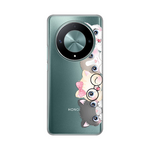 Silikonska maska / futrola print ultra tanka za Huawei Honor Magic 6 lite Cats.