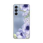 Silikonska maska / futrola print ultra tanka za Samsung A256 Galaxy A25 5G Blue Roses.