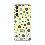 Silikonska maska / futrola print ultra tanka za Samsung A256 Galaxy A25 5G Dottie Dottie Gray.