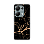 Silikonska maska / futrola print za Xiaomi Redmi Note 13 Pro 4G All crni.