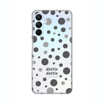 Silikonska maska / futrola print ultra tanka za Samsung A156 Galaxy A15 5G Dottie Dottie Gray.