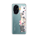 Silikonska maska / futrola print ultra tanka za Huawei Honor 200 Cats.