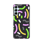 Silikonska maska / futrola print za Samsung A156 Galaxy A15 5G Happy Lines gray.
