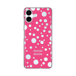 Silikonska maska / futrola print ultra tanka za Samsung A065F Galaxy A06 Dottie Dottie Pink.