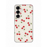 Silikonska maska / futrola print za Samsung S931 Galaxy S25 Cherry and Flowers.