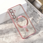 Maska / futrola Magsafe Lux za Samsung S931 Galaxy S25 roze.