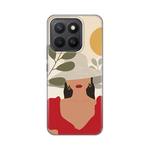 Silikonska maska / futrola print za Huawei Honor X8c Summer Girl.