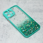 Maska / futrola Frame Glitter za iPhone 13 Pro Max 6.7 mint.