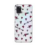 Silikonska maska / futrola print ultra tanka za Samsung A217F Galaxy A21s Heart Pattern.
