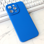 Maska / futrola Silikon Pro Camera za iPhone 15 Pro Max 6.7 tamno plava.