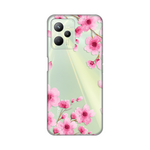 Silikonska maska / futrola print ultra tanka za Realme C35 Rose flowers.